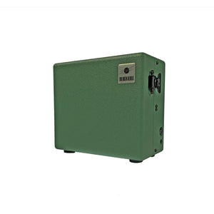 6U / 60HP Eurorack Case - Side view with lid on in green